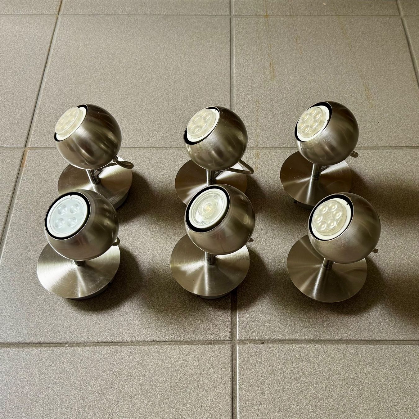 Lampadari & plafoniere: 6 Deckenspot im Chromstahl-Look – Usato da Magden venduto da Manuell