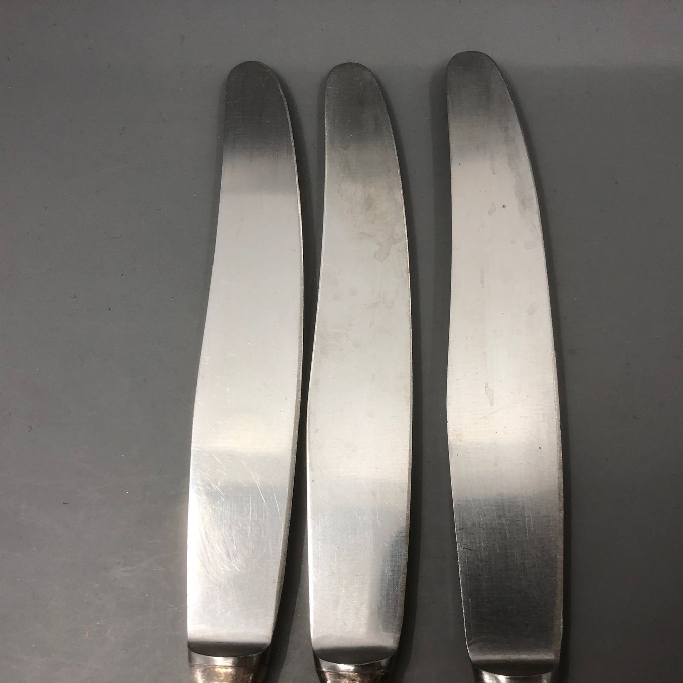 WMF Posate: 3 Dessertmesser versilbert WMF Modell 1900 Art Deco – Usato da Basel venduto da Tiabeanie 7