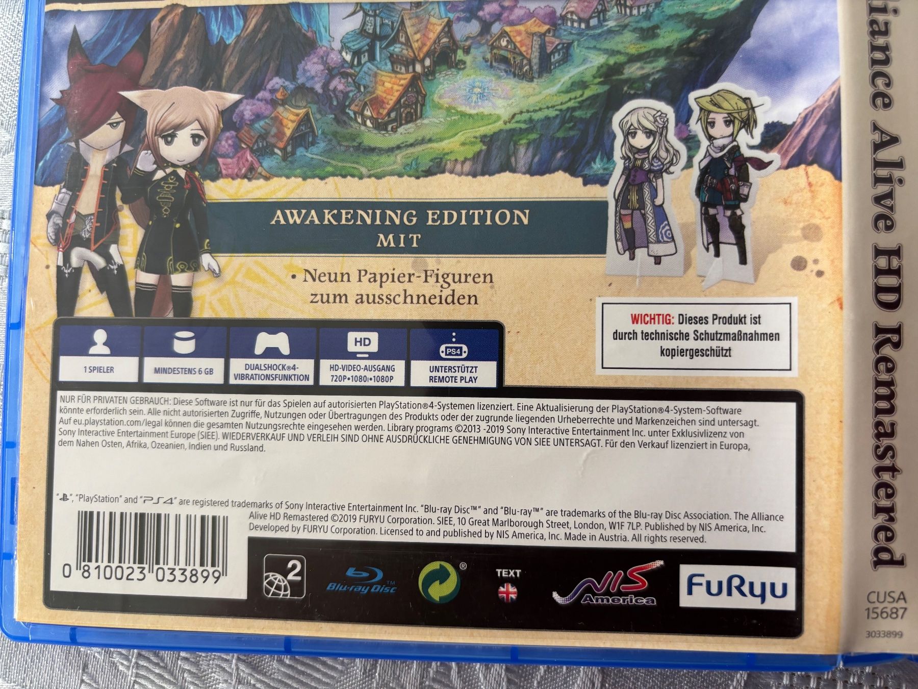 Giochi: The Alliance Alive HD Remastered – Usato da Frenkendorf venduto da gelbeZinnie 1