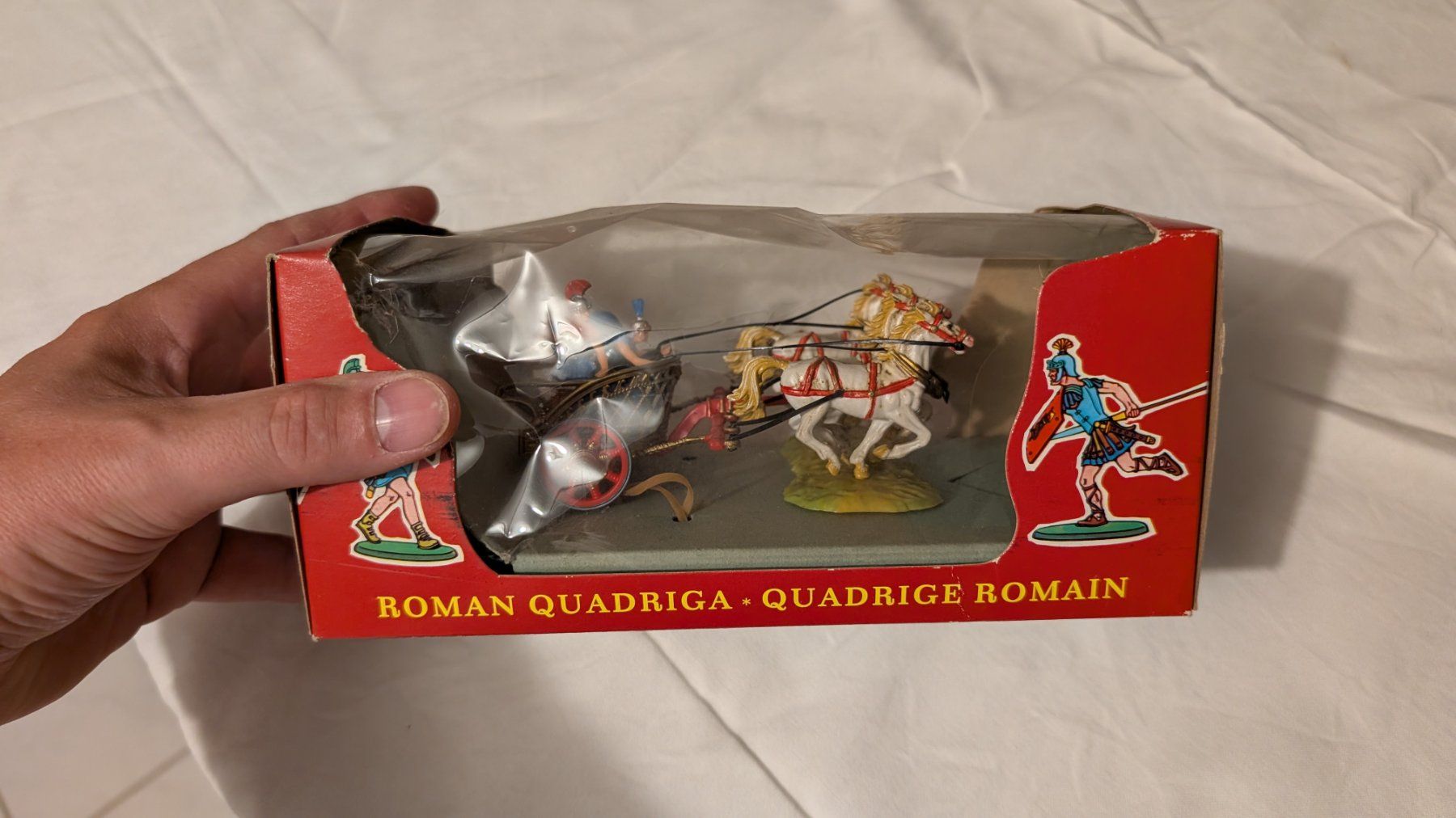Figuren: Elastolin römischer Streitwagen mit Figuren – Neu und originalverpackt aus Kastanienbaum von kr.arch 4