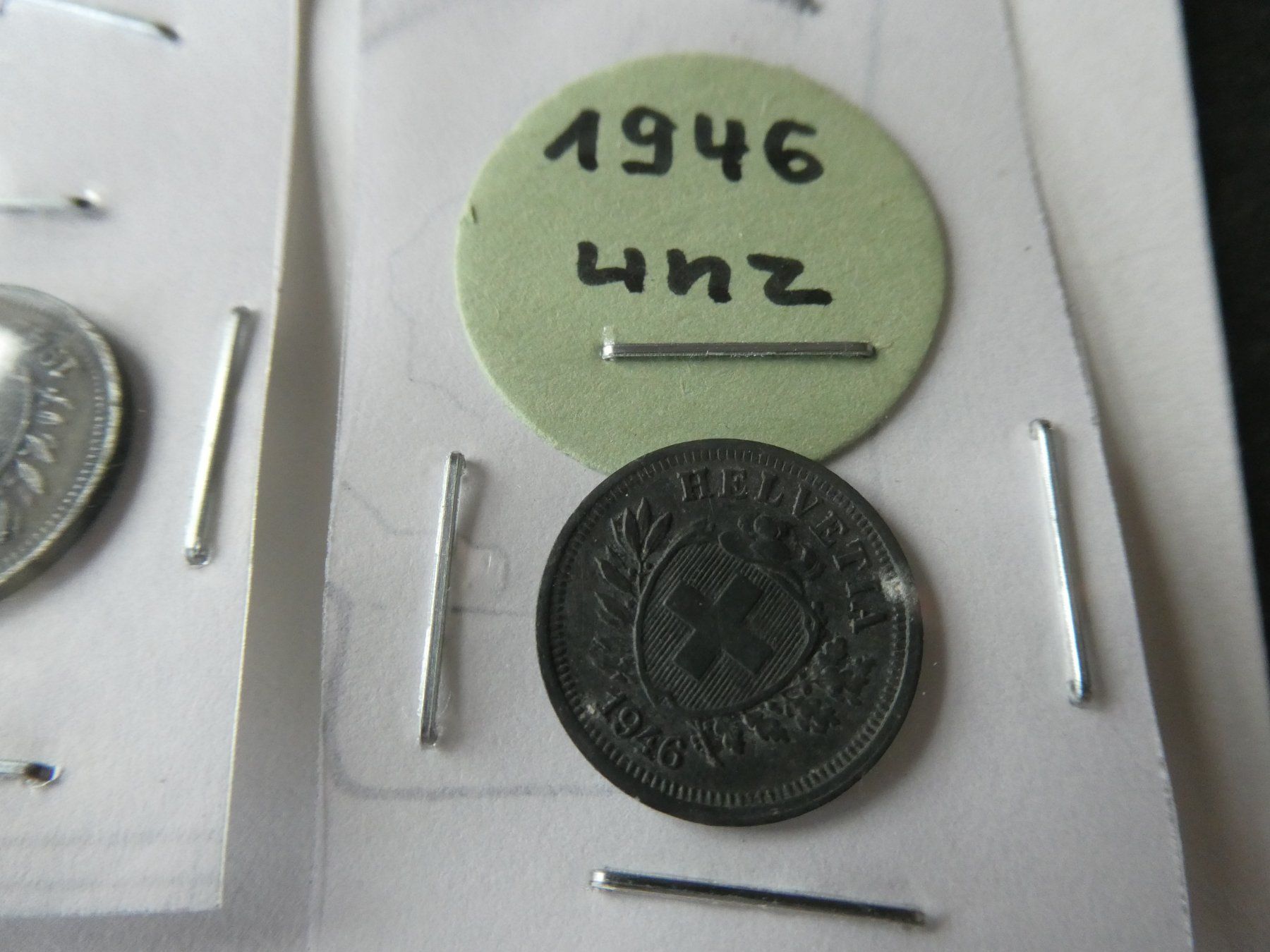 Tutti le monete: Schweiz 1930--1946, 5 alte 1-Räppler – Usato da Hinterforst venduto da Rohusri 3