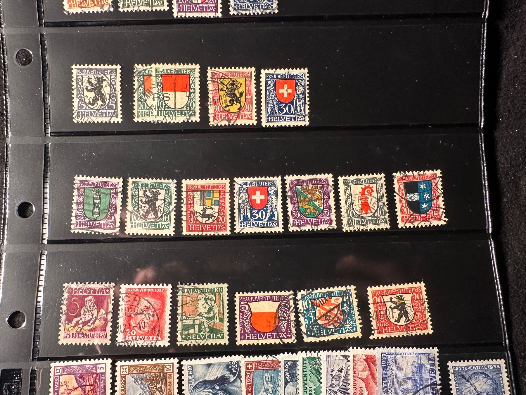 Tutti i francobolli: Pro Juventute ab 1920 Altschweiz Sammlung+++ – Usato da Stettfurt venduto da 2442 2