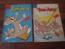 zwei sehr alte TOM und JERRY Comic Semrau Verlag 50er Jahre