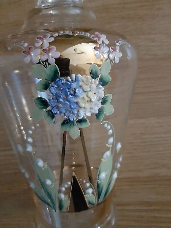 Caraffe: Antike Weinkaraffe mit Email-Golddecor – Usato da Meggen venduto da ebu_t9xx 1