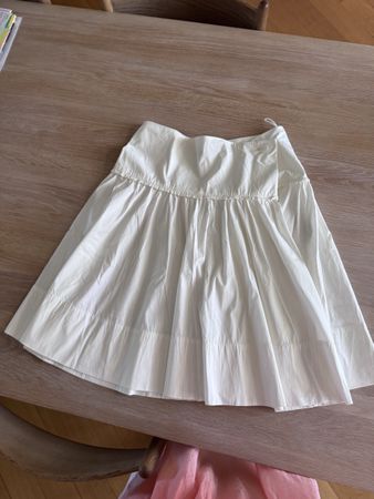 Jil Sander white skirt Gr. 38 vintage 