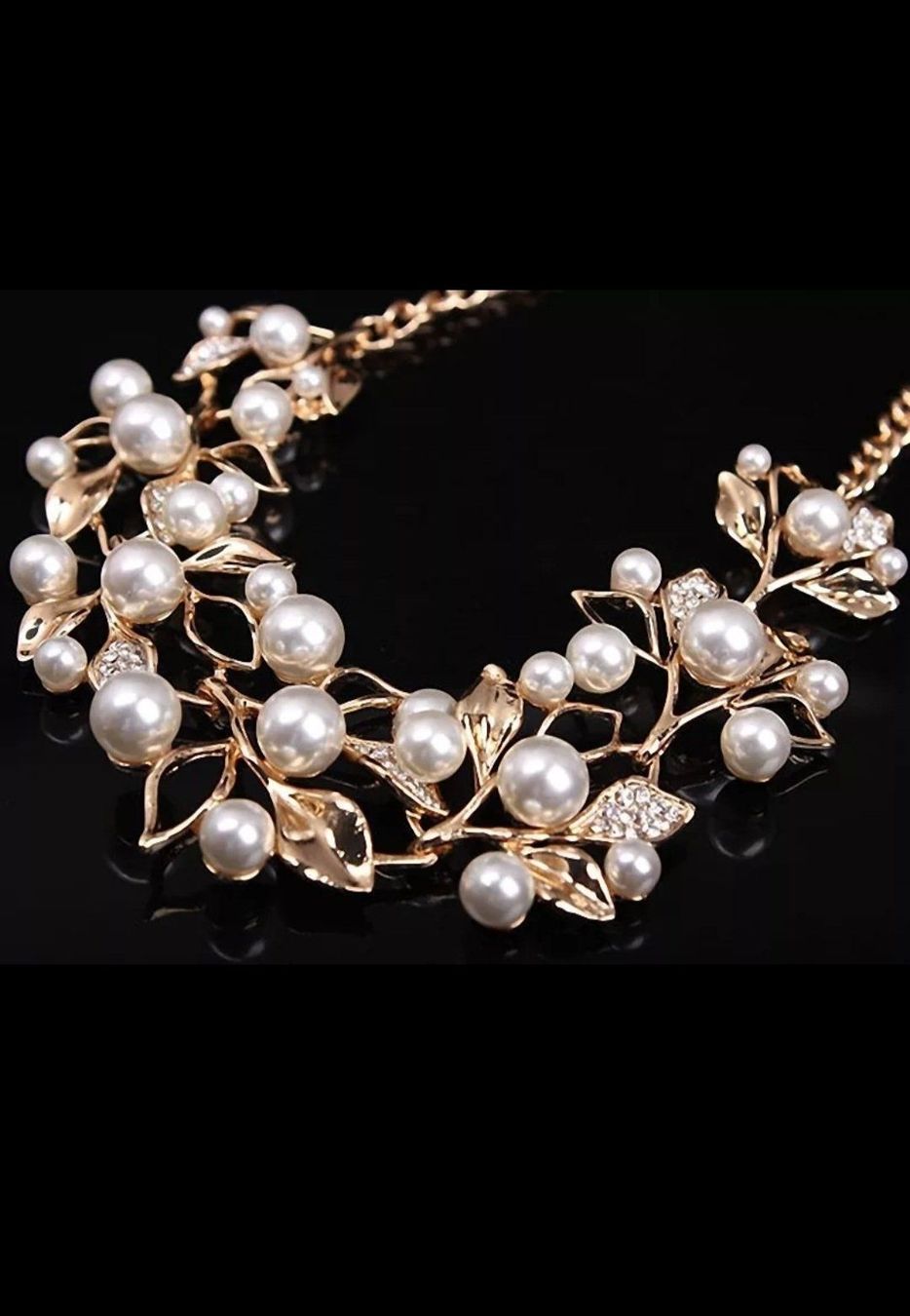 Perle (finte): Perlen Collier goldig – Nuovo e nell'imballaggio originale da Brunnen venduto da tan_5pl5 1