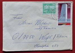 DDR ROSSLAU ELBE GEDENKSTÄTTE KZ LANGENSTEIN ZWIEBERGE 1975