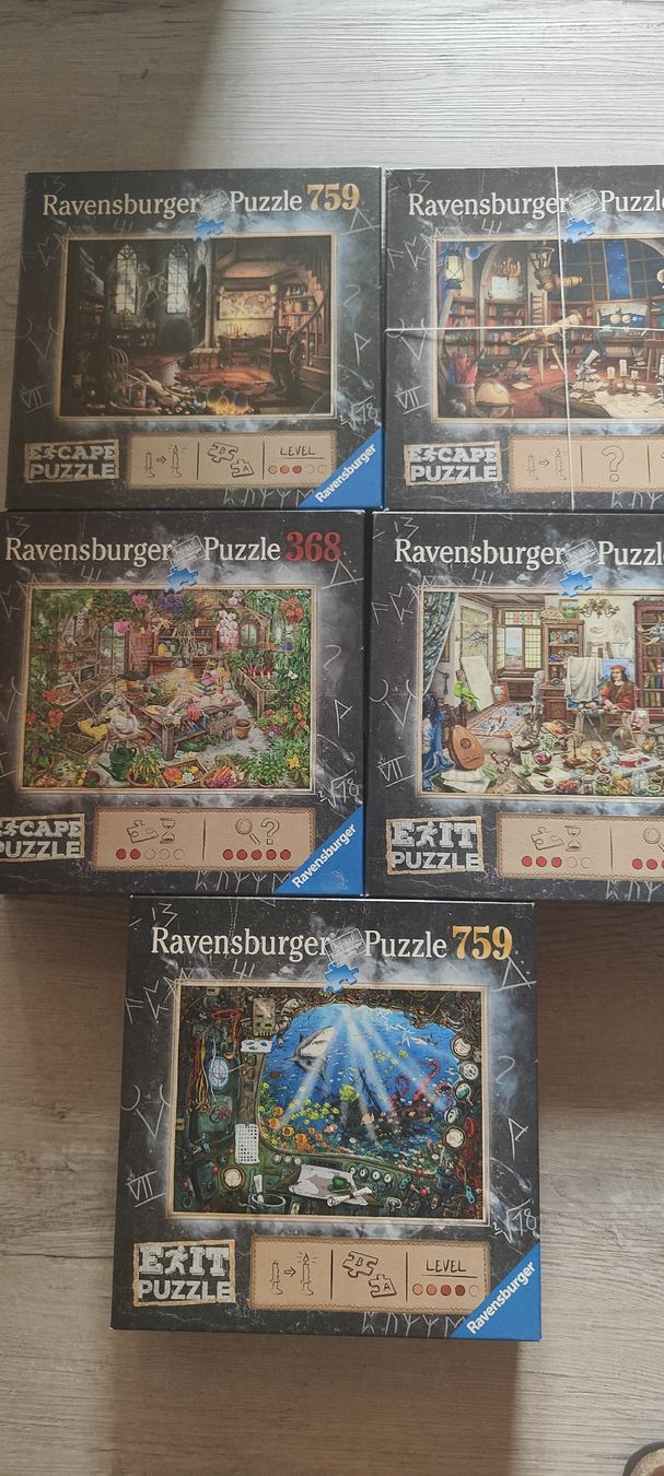 Ravensburger Puzzle: 5 escape/exit puzzle  – Usato da Bönigen venduto da Phisto88