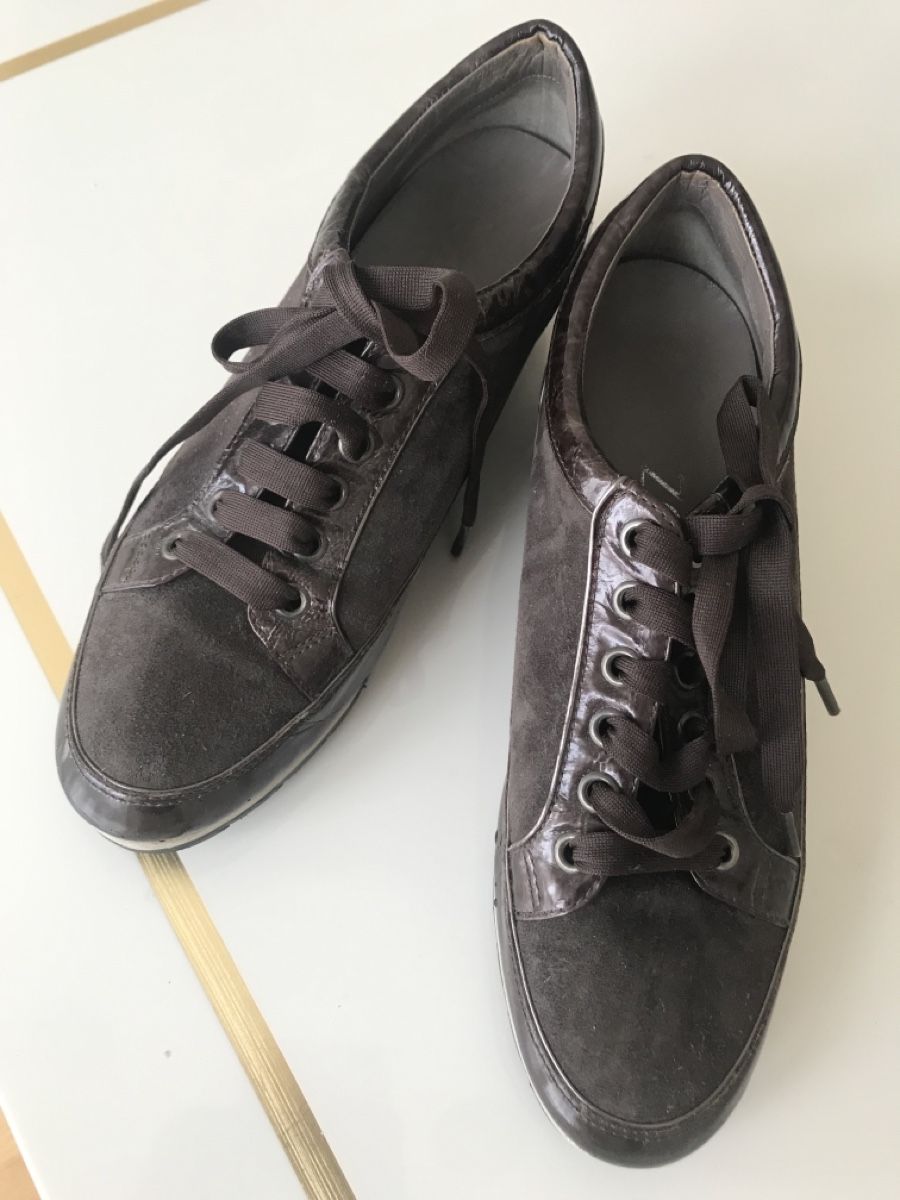 Damenschuhe: Schnürschuh Gr. 37 Braun Wildleder – Gebraucht aus Luzern von Hans1937 2