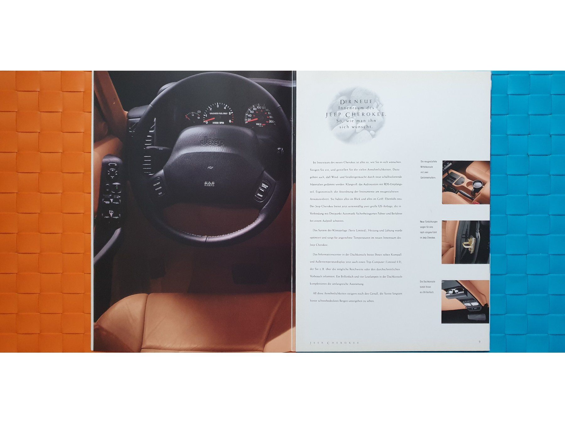 Riviste & Magazine: JEEP CHEROKEE 1997 - Prospekt / Technische Daten – Nuovo (secondo la descrizione) da Viganello venduto da CARLiteratur 3