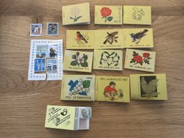 Sammlung Pro Juventute Briefmarken CH (siehe Beschreibung)