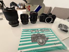 Yashica FX-3 Super 2000 Set mit OVP, Anleitung und 3 Objekti