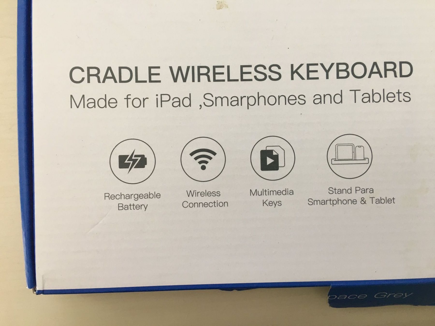 Tastiere: Cradle Wireless Keyboard: Neuwertig & Praktisch! – Usato da Olten venduto da ELHANDEL 2