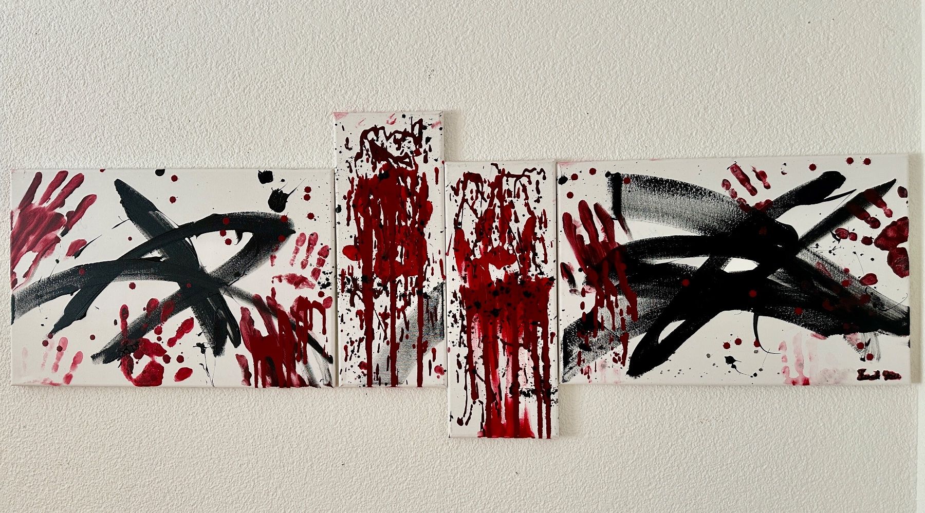 Dipinti: Gemälde Acryl Bild abstrakt moderne Kunst – Usato da Aarburg venduto da Nikys-Woods 1