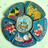 6 Pins XUNDLANDIA  sehr schöne Serie