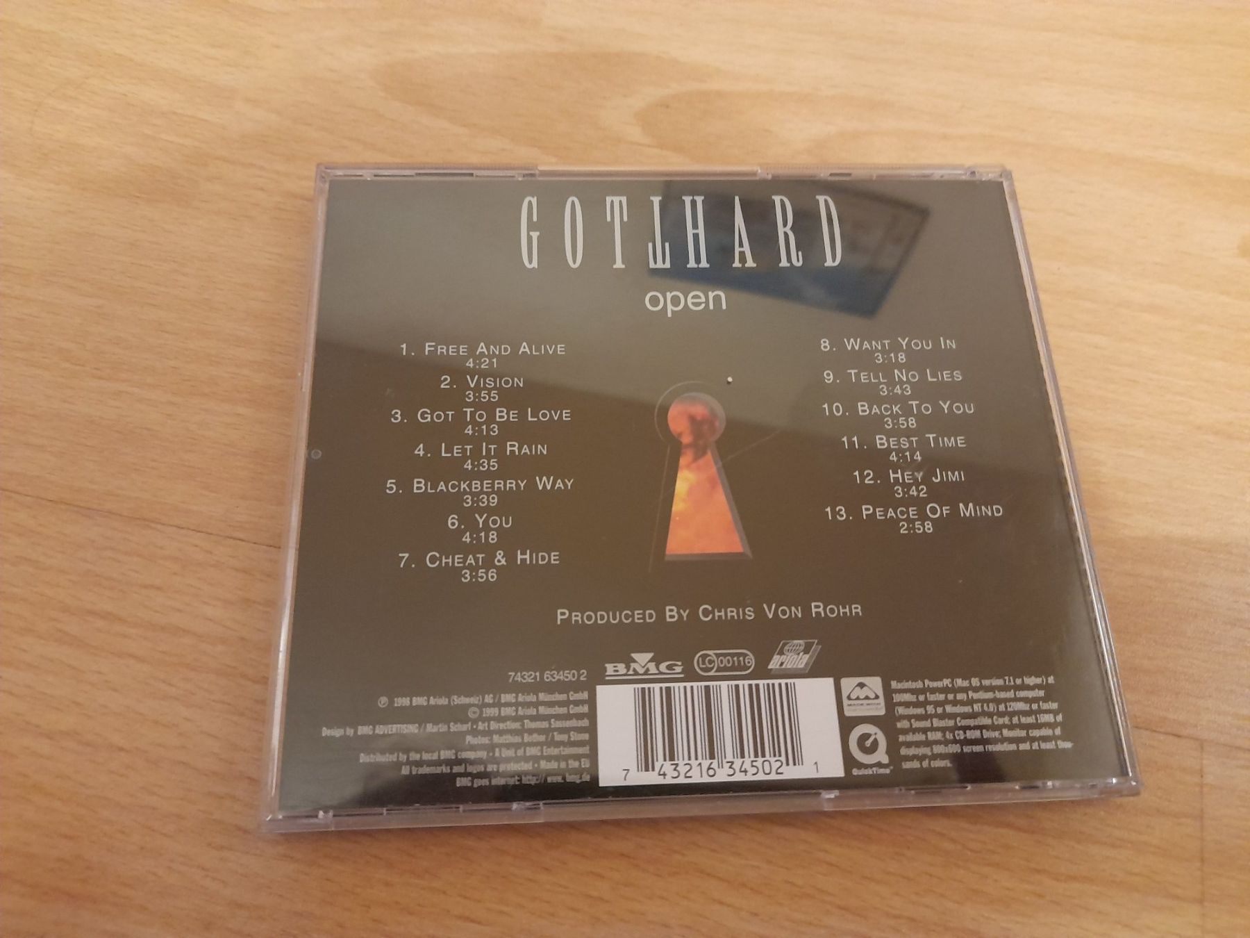 CD: Gotthard CD - Open – Usato da Lustmühle venduto da chevi03 2