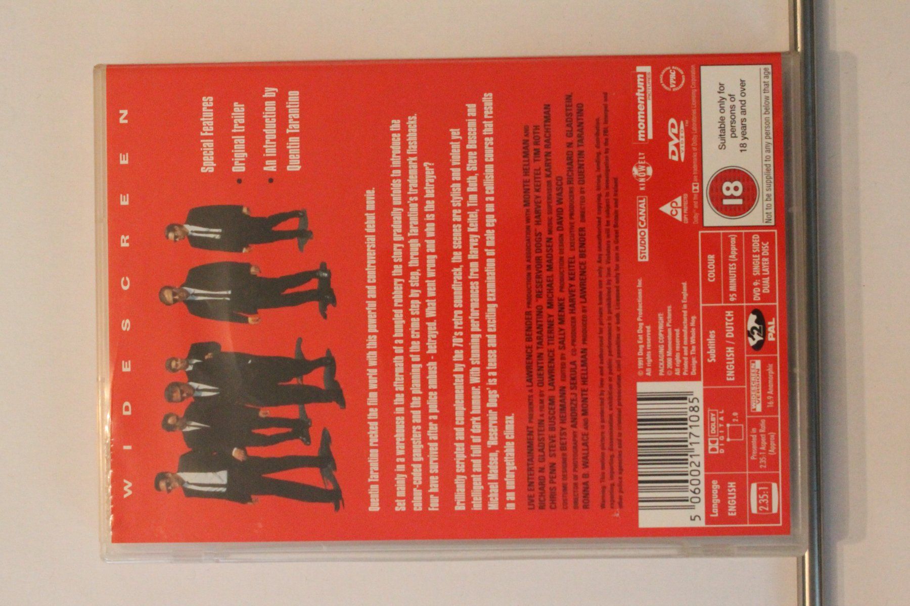 Tutti i DVDs: Reservoir dogs – Usato da Grenchen venduto da Manuel.We 1