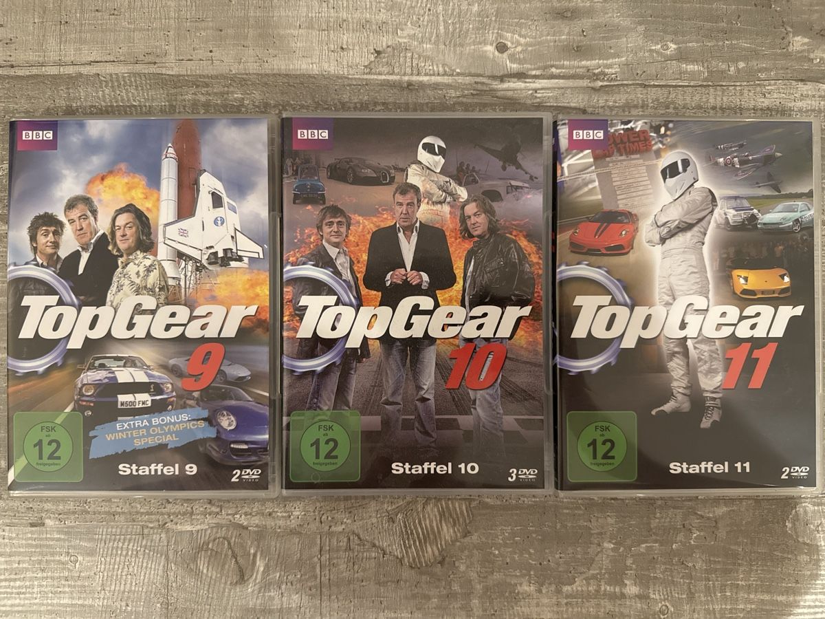 Tutti i DVDs: TopGear Staffel 9-11 DVD Deutsch – Usato da Rickenbach SO venduto da roufi2