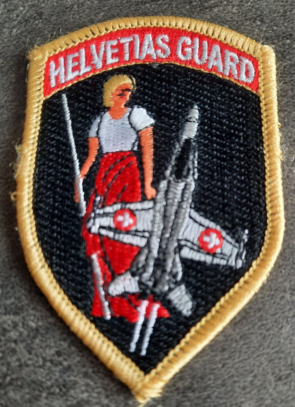 Schweizer Armee Placchette & Badge: Armée Suisse Aviation – Usato da Collombey venduto da LRJ1