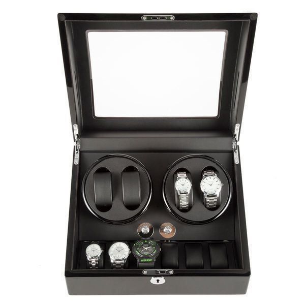 Uhrenboxen: LED Uhrenbeweger Watch Winder mit 4 Rotationsmodi – Neu (gemäss Beschreibung) aus Thun von Laoye