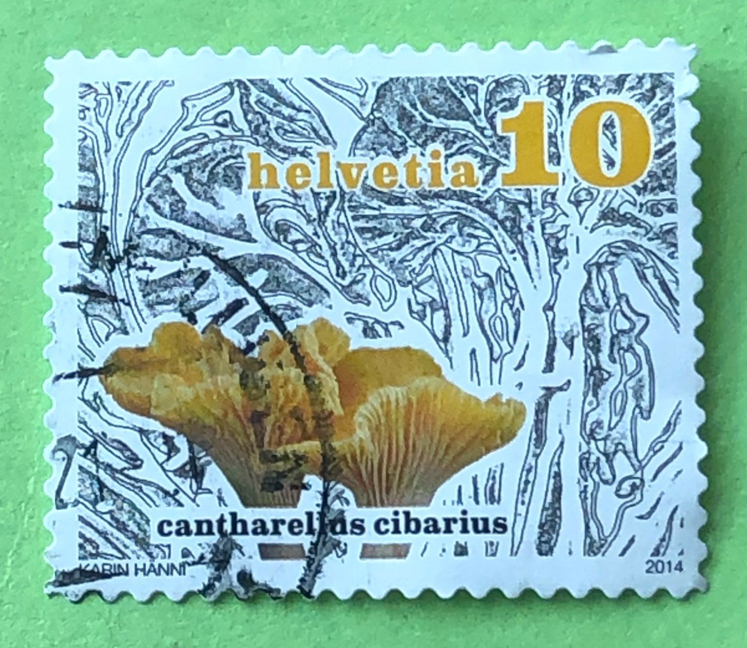 Tutti i francobolli: Nr.1503 Dauermarken Pilze GESTEMPELT 2014    – Usato da Aarau venduto da Billa007