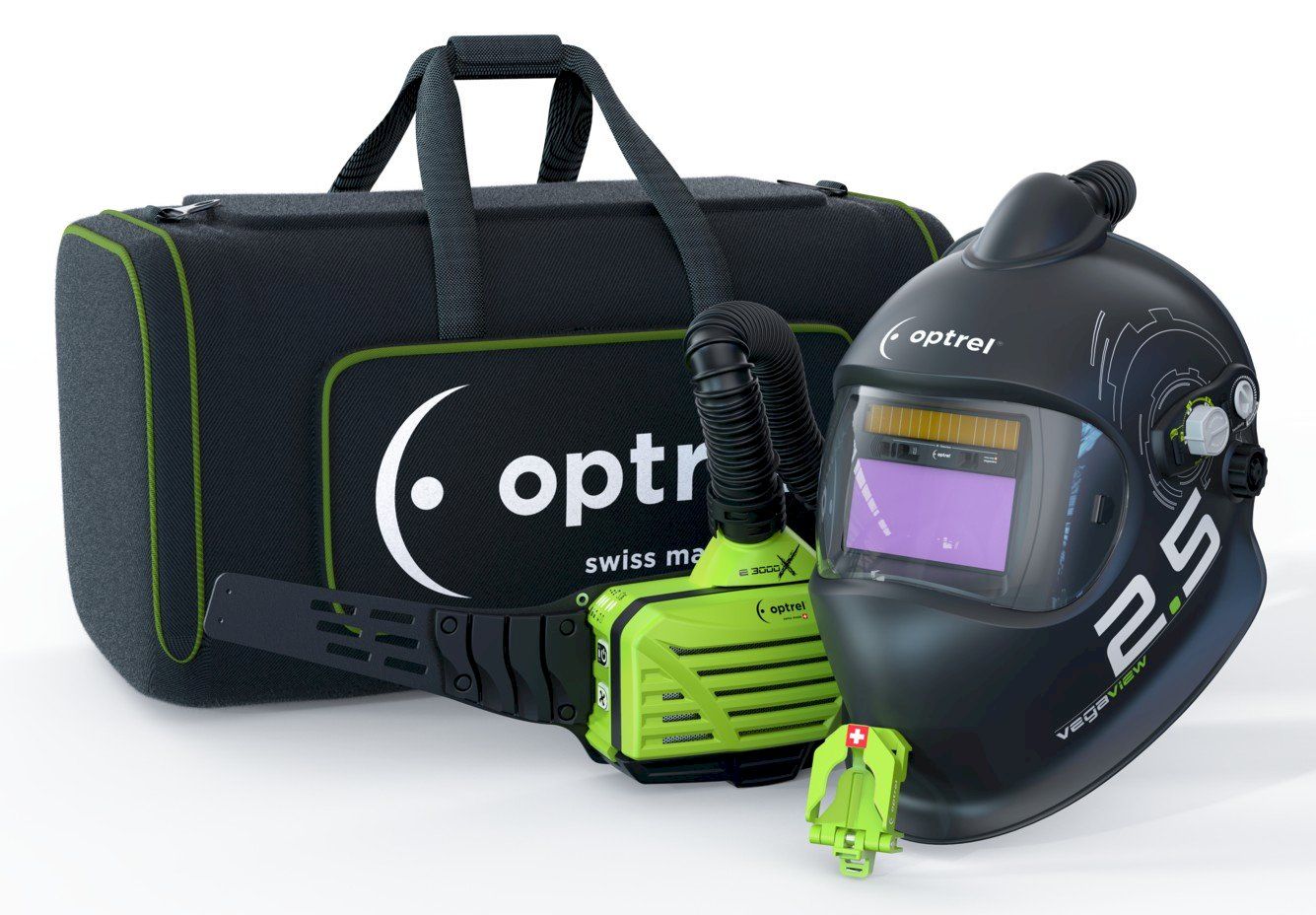 Postes à souder: Optrel Vegaview 2.5 PAPR + e3000x (ATEX) – Neuf avec emballage d'origine à Bottighofen par zaap