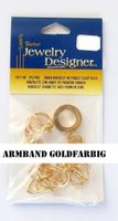 Armband goldfarbig mit Knebelverschluss