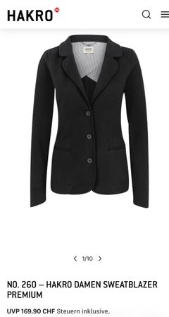 Hakro Damen Sweatblazer Premium, Grösse S, Neu mit Etikett!