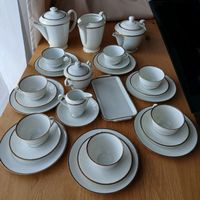 Edel Kaffeeservice Langenthal Suisse 36er Goldrand, Rarität!