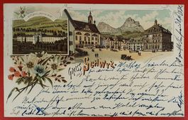 Gruss aus Schwyz 1902