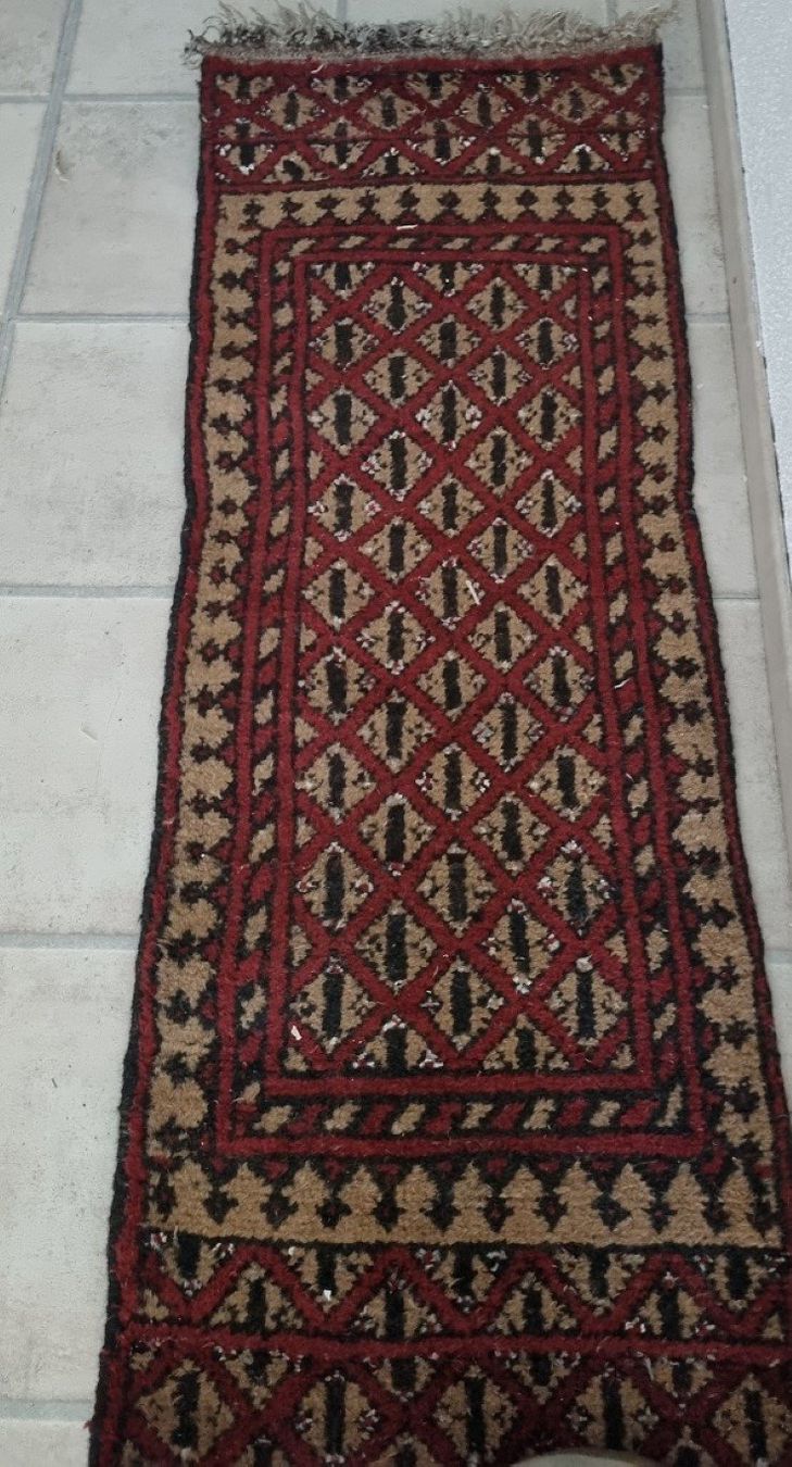 Tappeti: Kleiner Teppich Läufer Afghane – Usato da Flums venduto da Flumsantik 1