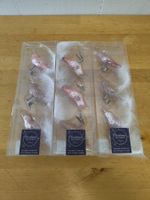 3x 3er Set Christbaumschmuck Glasvögel Rosa Neu!