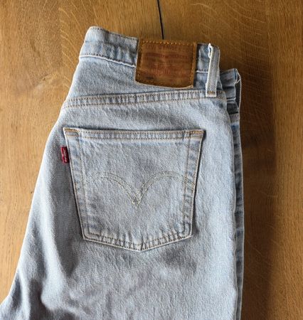 Levis 501 Damen Jeans, hellblau, Grösse W28 L26, Top Zustand
