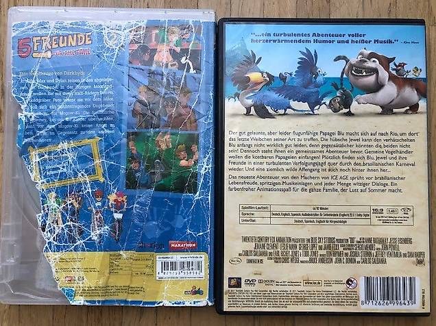 Tutti i DVDs: DVD's Rio und 5 Freunde pro DVD – Usato da Zürich venduto da Babylonia 1