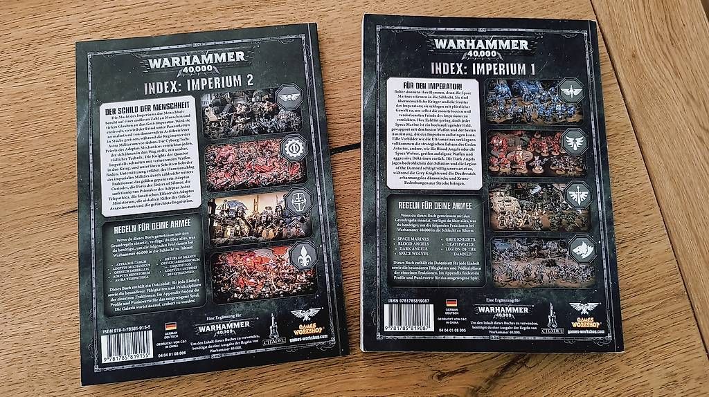Libri: Warhammer 40K Index: Imperium 1 und 2 – Usato da Grenchen venduto da Nedudddki 1