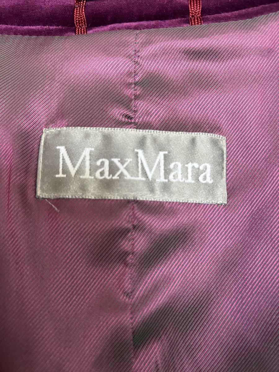Max Mara Giacche: MaxMara Samtjacke Lila Grösse 38  – Nuovo (secondo la descrizione) da Niederglatt ZH venduto da AnFleischmann 1