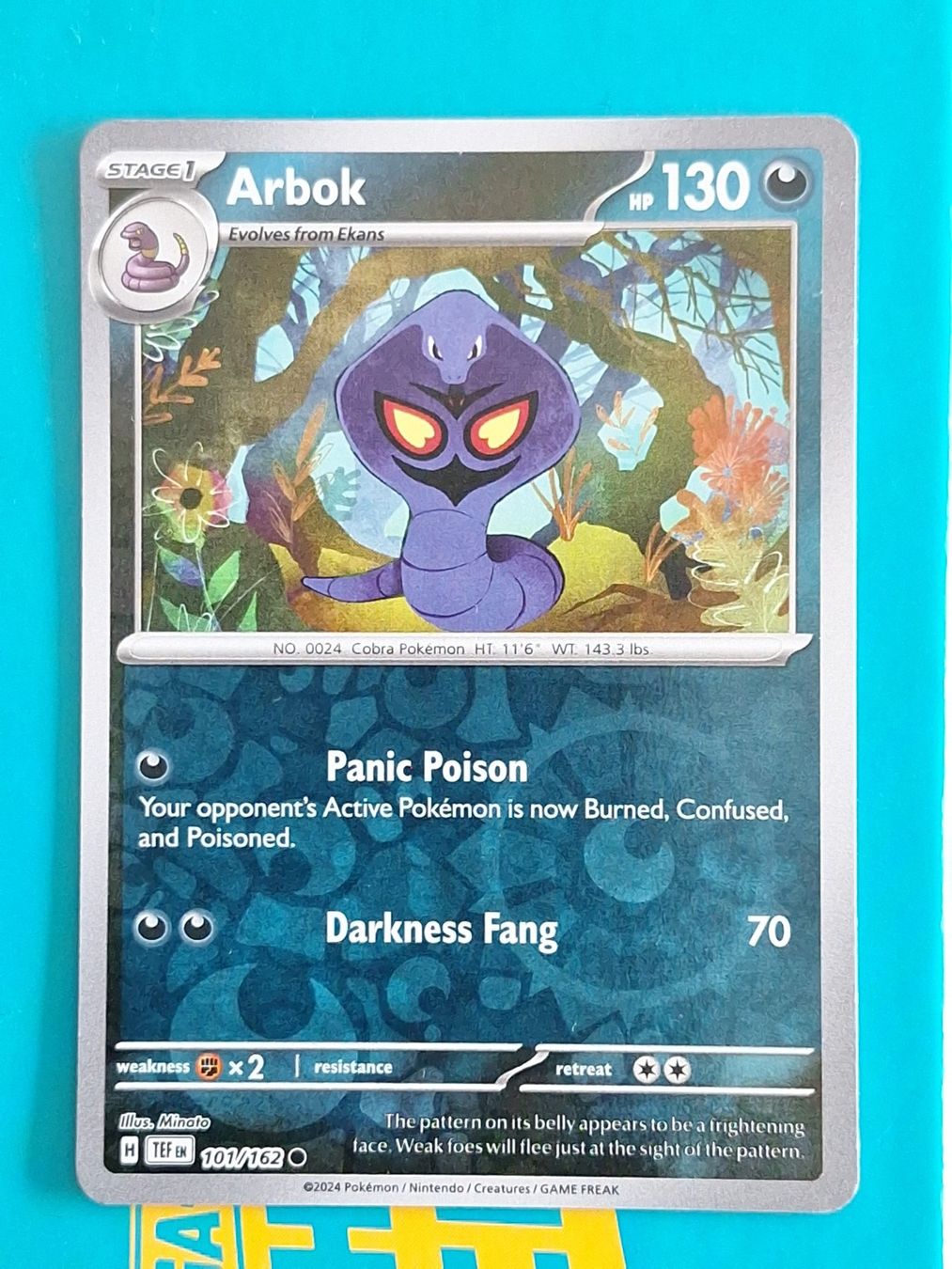 Pokémon Carte collezionabili: Arbok - Pokemon Temporal Forces Reverse Holo - #2.6 – Usato da Altstätten SG venduto da GGsGameshop