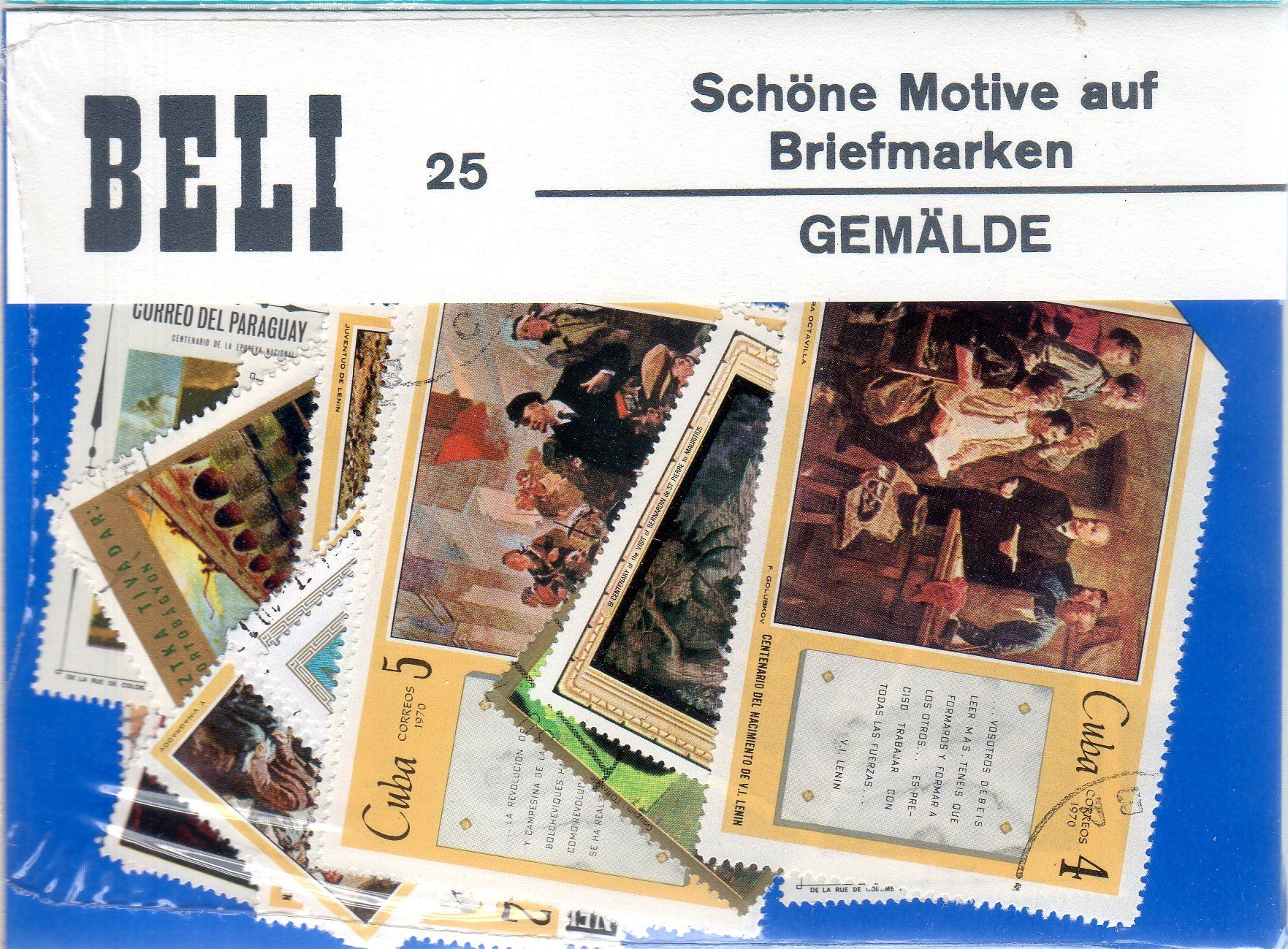 Tutti i francobolli: SCHÖNE MOTIVE AUF 25 BRIEFMARKEN - SP22 – Usato da Losone venduto da EM2019
