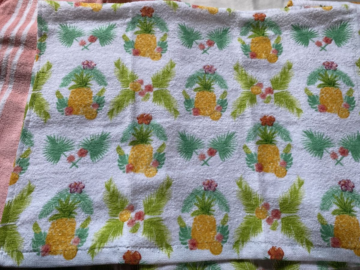 Küchentücher: 3x Summer kitchen Towels, Pineapple theme Design – Neu und originalverpackt aus Buttikon SZ von Maxwelltime 2