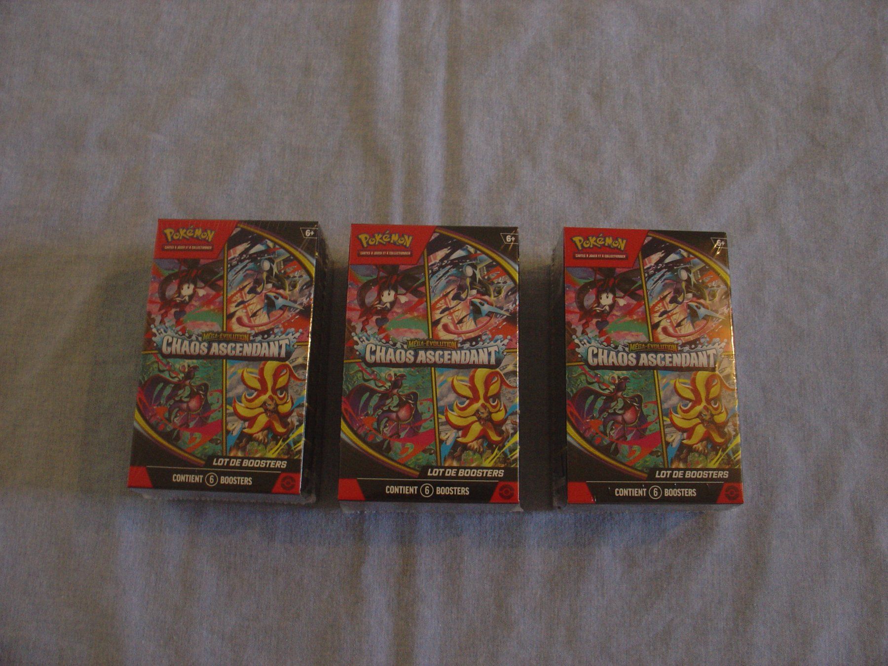 Pokémon Sammelbilder & Trading cards: 3 Pokémon bundle "Chaos ascendant", 2026, neuf – Neu und originalverpackt aus porrentruy von coco7067
