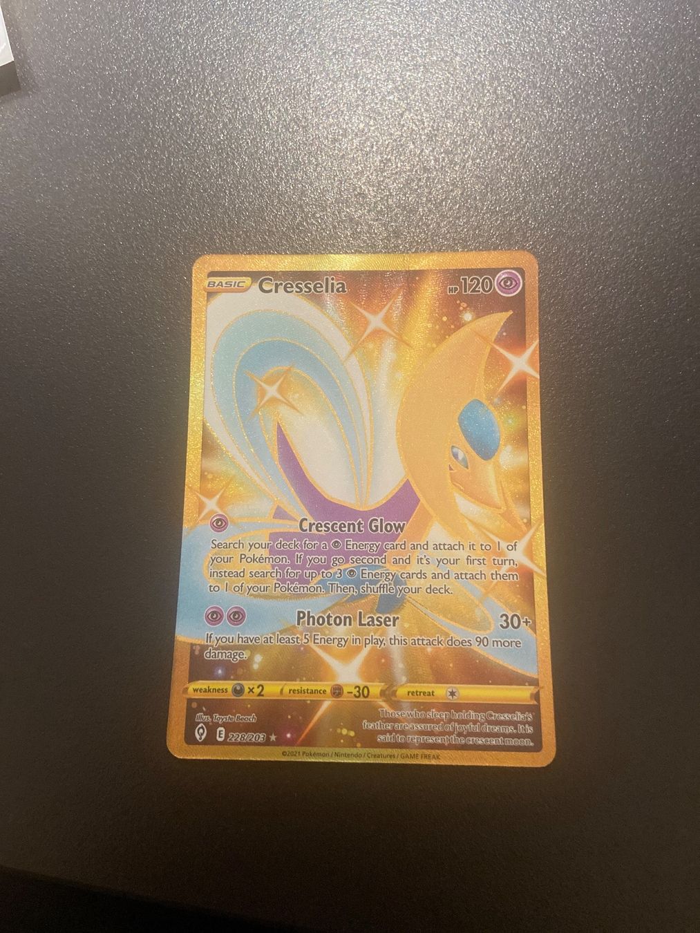 Pokémon Carte collezionabili: Cresselia gold 228/203 – Nuovo (secondo la descrizione) da Pully venduto da rosipa