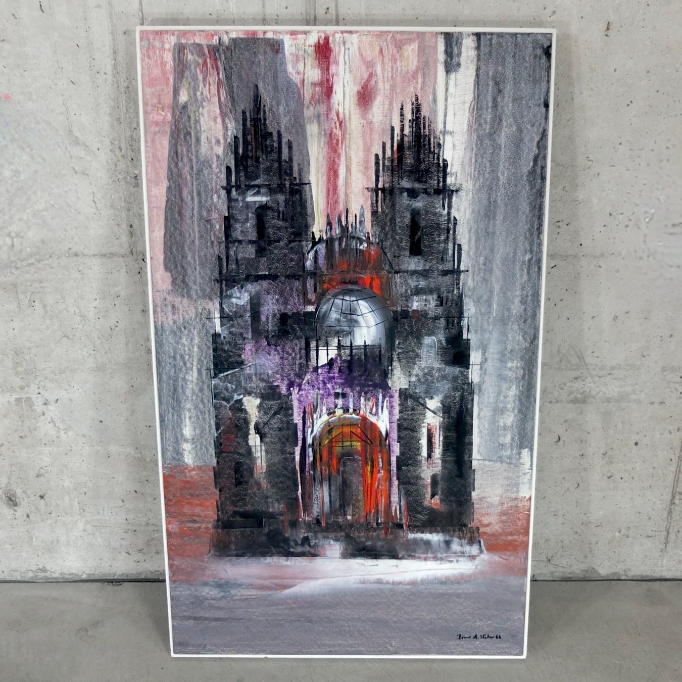 Gemälde: Bruno A. Weber Ölgemälde 1966 – Gebraucht aus Basel von Brocki-auf-dem-Wolf 2