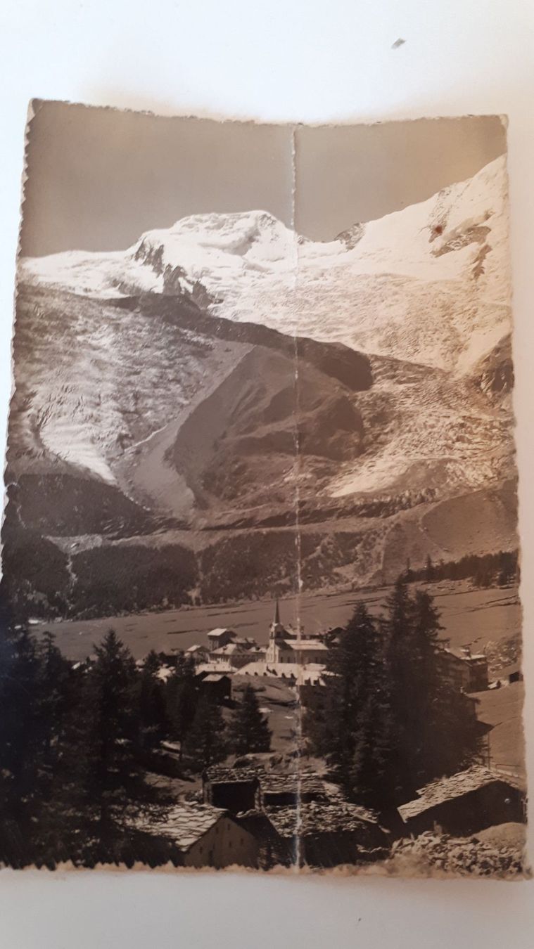 Cartoline postali: Saas-Fee Alphubel – Usato da Weiningen ZH venduto da Annakatharina