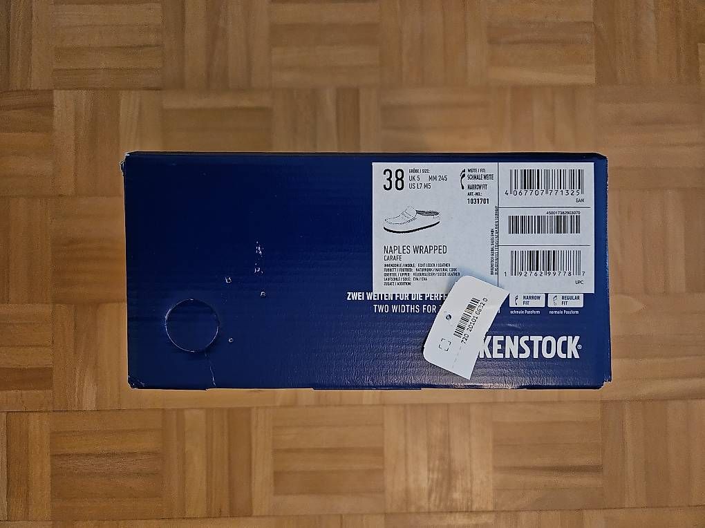 Birkenstock Herrenschuhe: Birkenstock Naples Grösse 38 – Neu und originalverpackt aus Brugg AG von beni55555 2