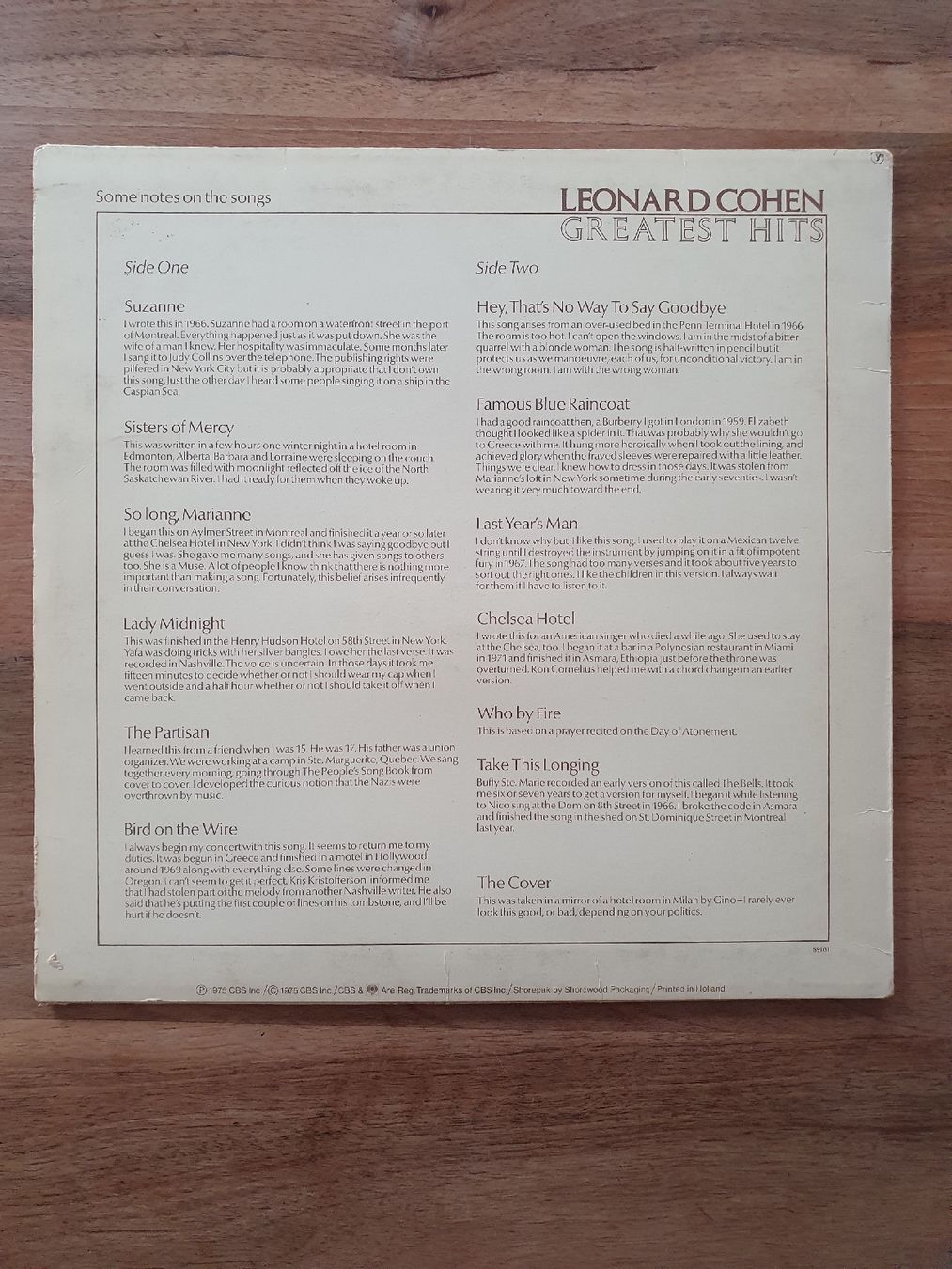 Dischi in vinile: Leonard Cohen - Greatest Hits Schallplatte – Usato da Sirnach venduto da dimitri1963 1