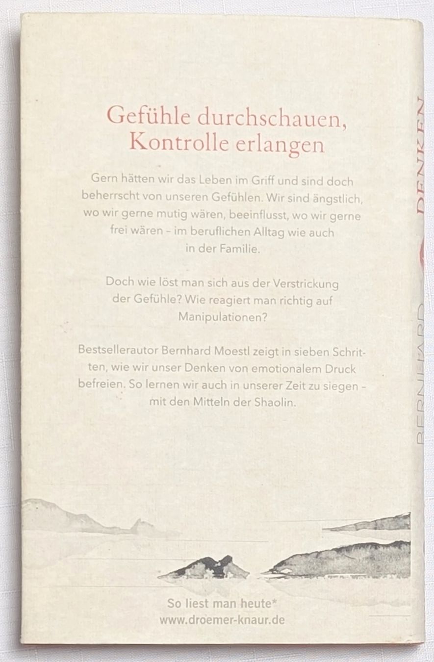 Libri: Denken wie ein Shaolin - Bernhard Moestl – Nuovo (secondo la descrizione) da Wängi venduto da ABIZONE-86 1