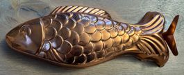 Alte Backform Kupfer 29 cm FISCH vintage Reinkupfer
