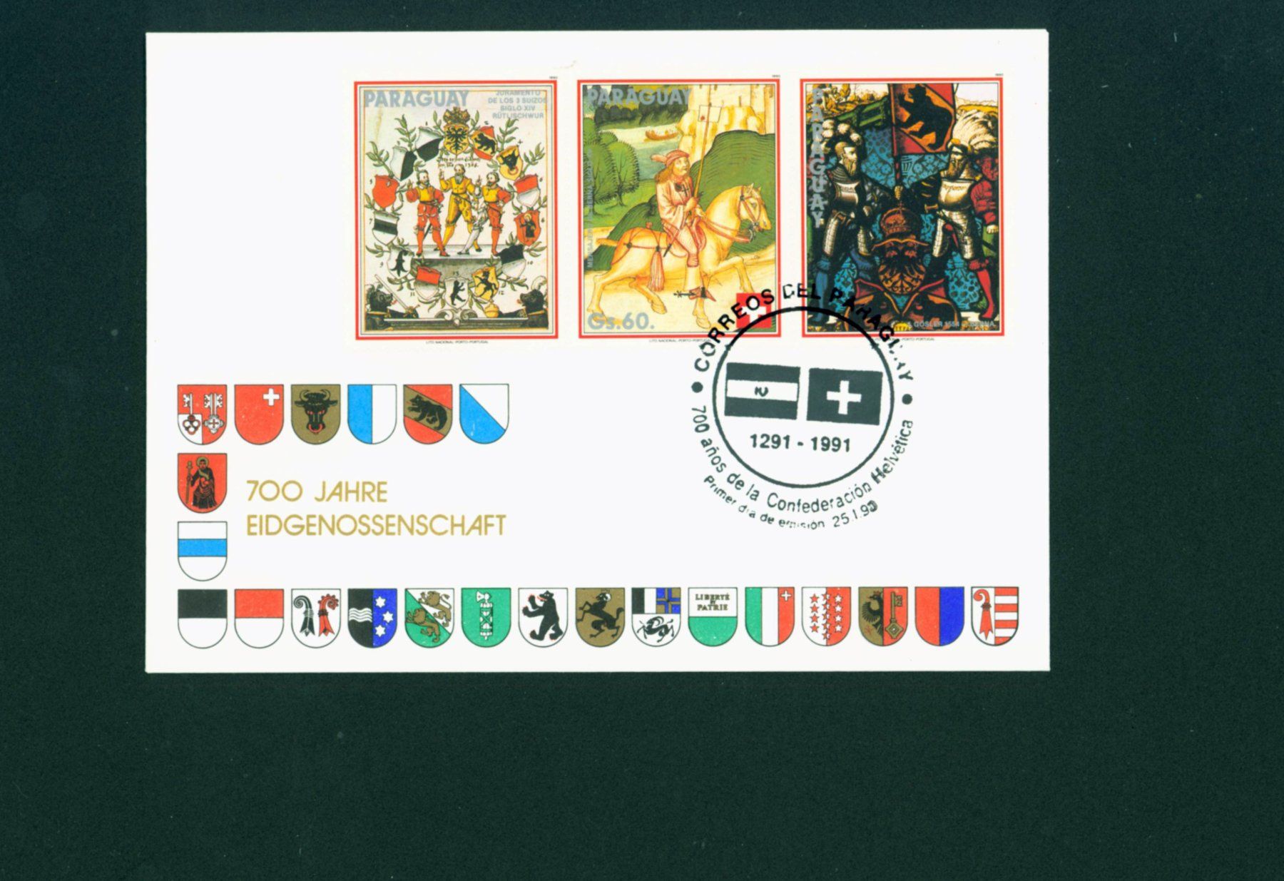 Tutti i francobolli: Paraguay  FDC SUPER (AX580) – Usato da Seuzach venduto da Harri19