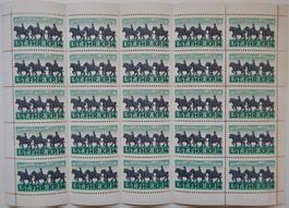 Kleinbogen Soldatenmarken, Grenzbesetzung 1941, ungebraucht