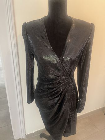 Robe Maje sequins rose gold | Acheter sur Ricardo